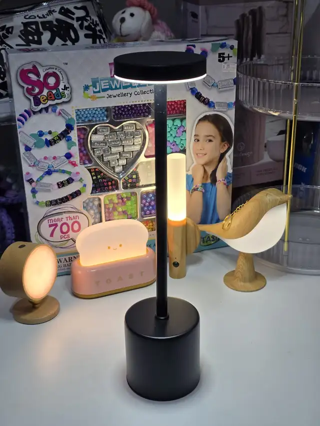 Touch-Controlled USB Rechargeable LED Lamp BLACK in General Electronics in Markham / York Region - Image 2