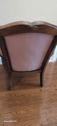 Satin coloured chair