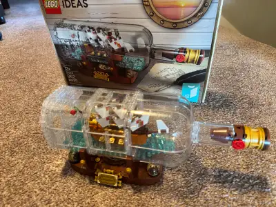 LEGO Ideas Ship in a Bottle 21313, View more