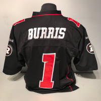 Henry Burris #1 Ottawa RedBlacks CFL Reebok Football Jersey Med