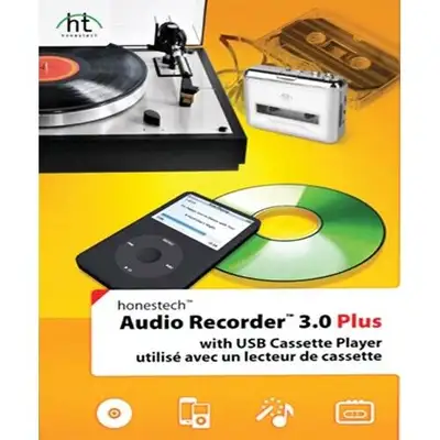 Honestech  Audio Recorder 3.0+  w/ Cassette PlayerNEW IN BOX, View more
