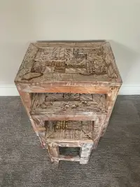 Solid Wood Nesting Tables from India