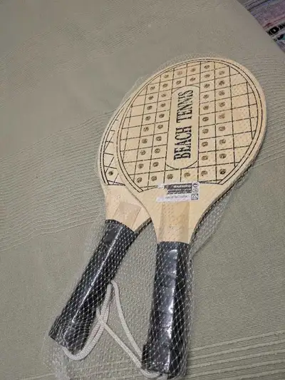 1 pair beach tennis racquet, View more