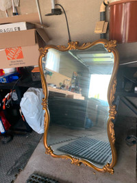 Large Gilded gold mirror