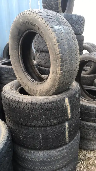 Goodyear Wrangler AT/S LT275/65 R18 113/110S M+S Load Range C Set of 5 tires - $200 PLEASE TEXT/CALL...