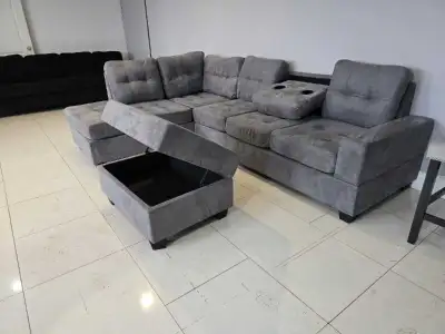 Grey Sectional Sofa, View more