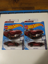 Hot Wheels Toyota 2000 GT Tokyo Olympic Games Red Lot of 2