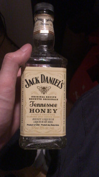 JackDaniels Jenessee Honey 375ml - Empty Bottle