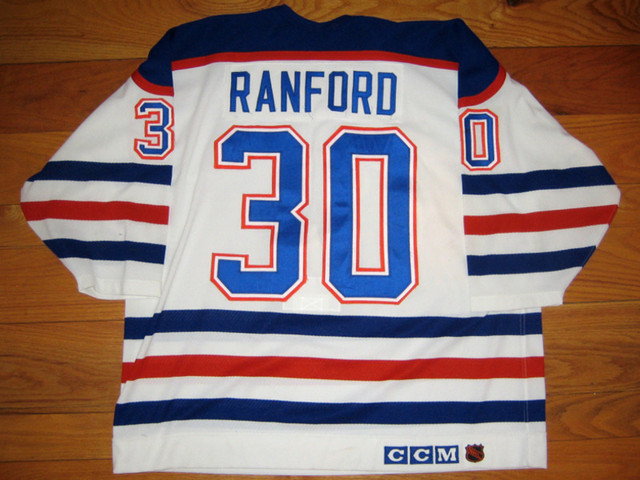 Bill Ranford game worn Oilers jersey's, equipment in Arts & Collectibles in Burnaby/New Westminster - Image 3