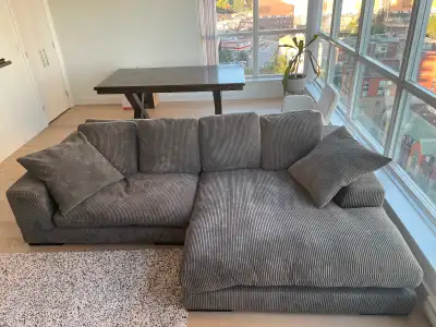 Moe’s Plunge Sectional (charcoal), View more
