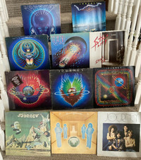 Journey vinyl record collection