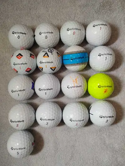 Mixed Golf Balls Lot (57) Titleist Callaway TaylorMade, View more