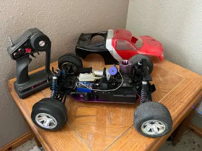 Vintage HPI RS4 Rally Nitro powered Rc Car, has been in my collection for many years … getting out o...