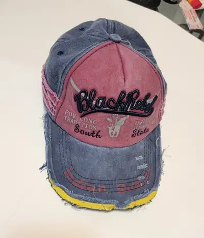 Distressed Embroidered Baseball Cap brand new, View more