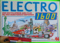 Jeu ELECTRO 1600 Encyclopédie jouet toy game