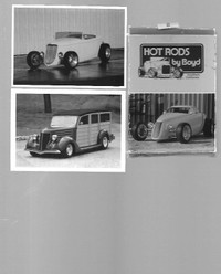 HOT RODS BY BOYD,  33 collector cards   (new)