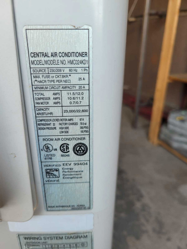 23K BTU Split Unit in Other in Leamington - Image 2