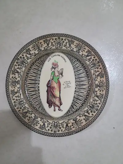 Antique Royal Doulton Plate Old English Sayings Numbered, View more