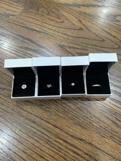 $25 each! Like New Pandora Rings Size 48/50, View more