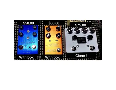 Guitar overdrive / distortion pedals, View more