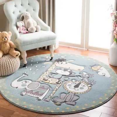 5’3 Round Area Rug, View more