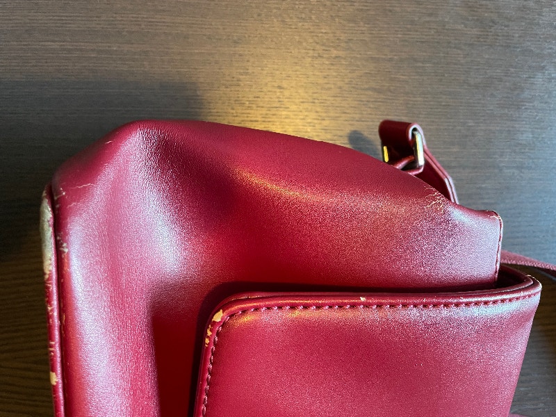 Matt & Nat red purse well used, has seen lots of love, has wear Free Stuff Calgary Kijiji