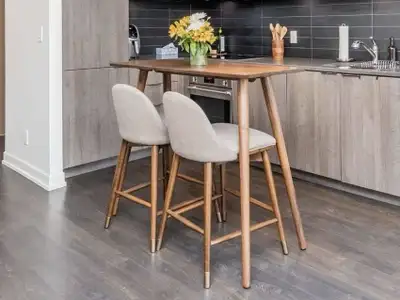 Bar Table and Stools (2), View more