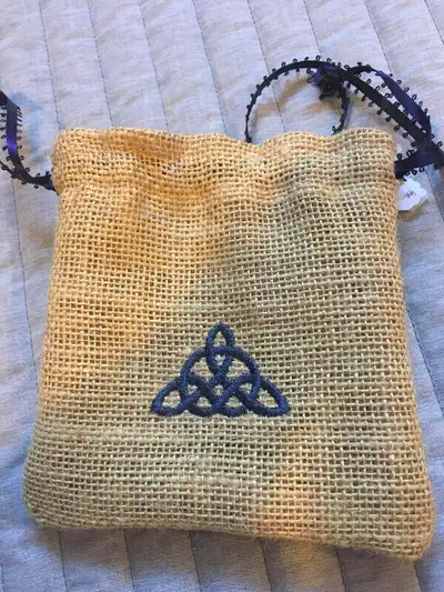 Handmade drawstring bags. Great reusable gift bags. Want to give a gift and not feel wasteful wrappi...