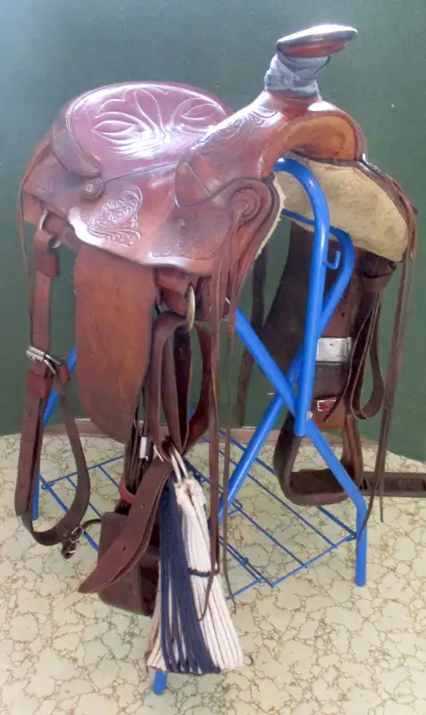 15.5" F. Eamor ROPE Saddle, nice! in Equestrian & Livestock Accessories in Dawson Creek - Image 5