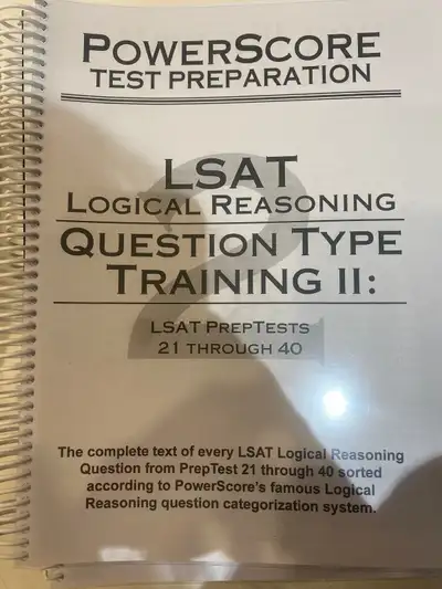Power Score LSAT question type trainer 2, View more
