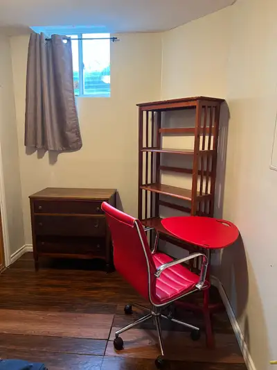 Single, furnished room for one person only. Utilities, laundry and Wifi are included. Two roommates....