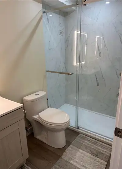 Basement room (no sharing) with a separate bath and a small kitchen available for rent from May 1st....