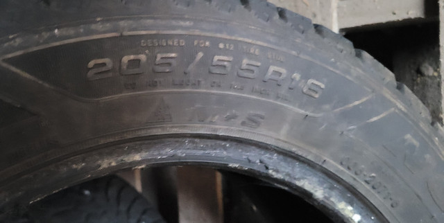 ***205/55r16 Goodyear Nordic Winter Tires Set of 4 – Used*** in Tires & Rims in Chatham-Kent - Image 3