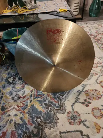 Paiste 2002 20" ride cymbal for drums., View more