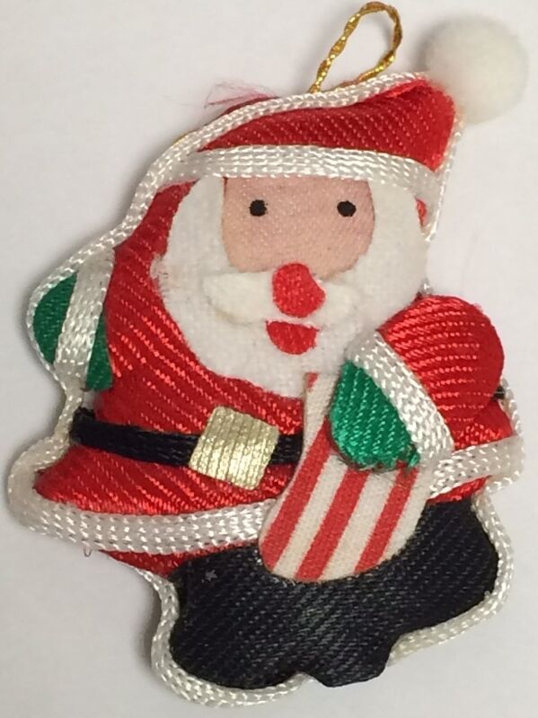 SANTA CLAUS CHRISTMAS TREE ORNAMENTS DECORATION • Set contains 6 Toys