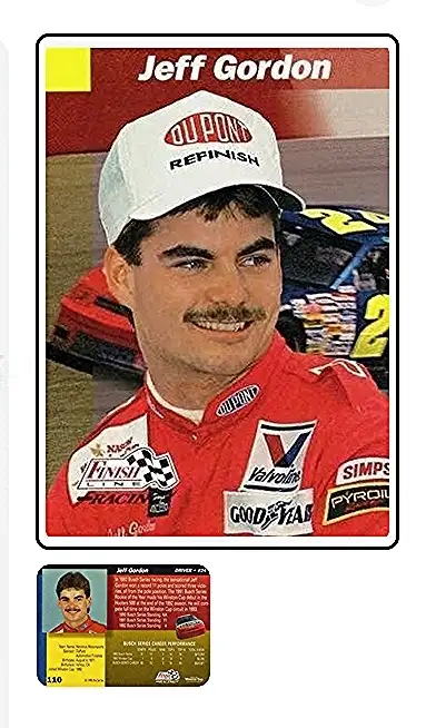 1993 FINISH LINE RACING NASCAR TRADING CARDS MINT 180 CARD COMPLETE SET. SAMPLE OF CARD #110 SHOWN.