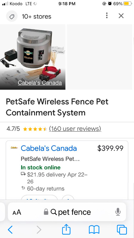 Pet invisible fence in Accessories in Edmonton