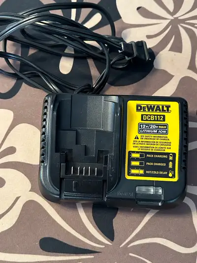 DeWalt battery charger $ 20, View more