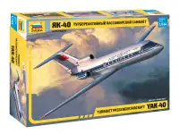 Zvezda 1/144 Yak-40 Aeroflot