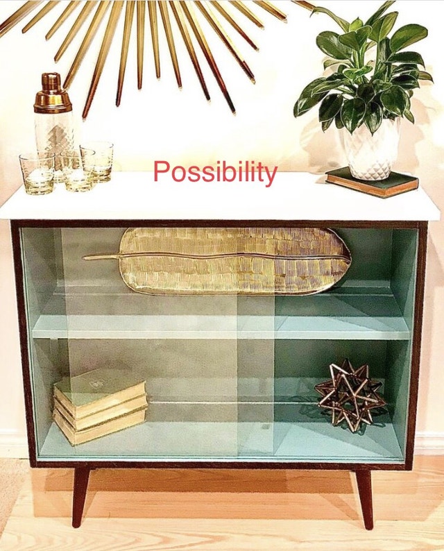 Mid century buffet for repurposing/refinishing Hutches & Display