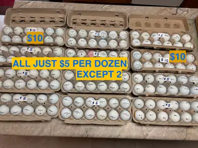 Pinnacle, Noodle, Callaway, Nike, Titleist Golf Balls, View more