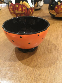 Halloween ceramic bowl