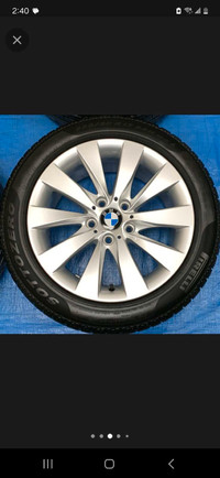 2013 BMW 3 Series OEM 18" Rims & Bridgestone  Winter Tires *95%*