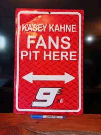 Kasey Kahne Metal Sign