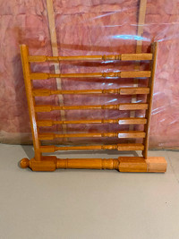 Oak spindle pony wall for sale