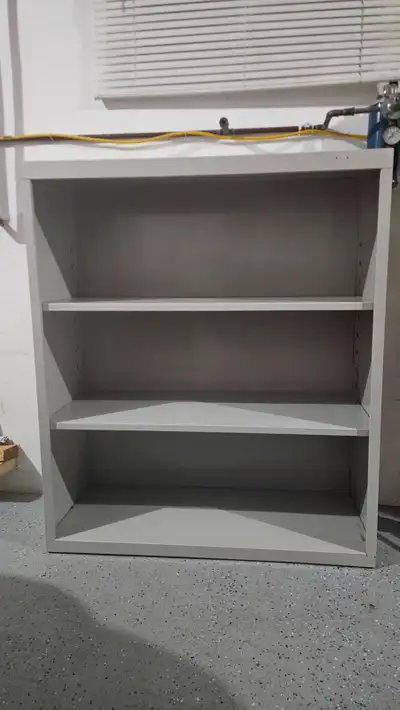 STEEL BOOKCASE /  BIBLIOTHEQUE EN ACIER, View more