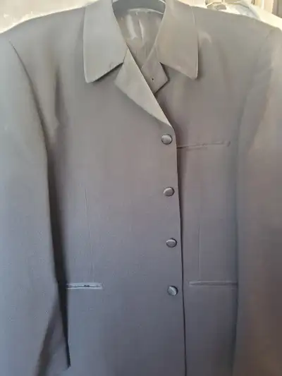 Mens tuxedo R48 JACKET Pants are 34W 32L....were taken in Just jacket and pants no other accessories...