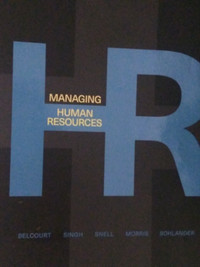 Managing Human Resources Paperback – Jan. 18 2016