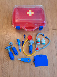 Kids play doctor kit w 10 toys - medical educational toy - kids