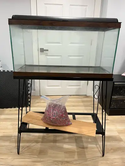 FS: 25 Gallon tank & Metal Stand, View more